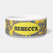 名前パーソナライズされた金ゴールドモダンTerrazzo Pattern