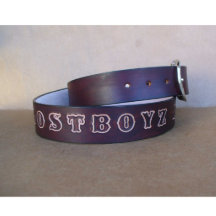 名前パーソナライズされた革帯 – 彼のためのギフト