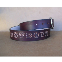 名前パーソナライズされた革帯 – 彼のためのギフト