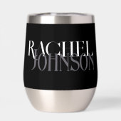 名前パーソナライズされた黒いグレー (背面)