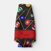 名前パーソナライズされた黒カラフルプールパターン ボトルクーラー (正面)