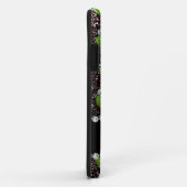 名前パーソナライズされた黒グリッターカエル Case-Mate iPhoneケース (裏面/右)