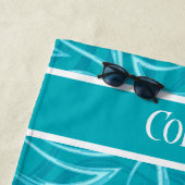 名前パーソナライズされた&プレイスレイク/ビーチタオル ビーチタオル (インサイチュ)