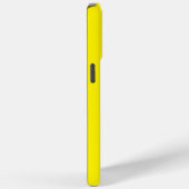 名前パーソナライズされたBright Yellow Case-Mate iPhoneケース (裏面 / 右)