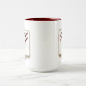 名前パーソナライズされたFATHER - PHIL binderrace マグカップ (中央)