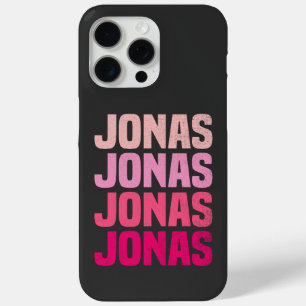 名前パーソナライズされたJonas I Love Jonas iPhone 15 Pro Maxケース