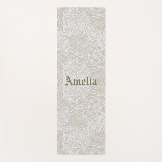 名前パーソナライズされたMorris Food Pattern Yoga Mat ヨガマット (正面)