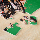 名前パーソナライズされたmotocrossパズル ジグソーパズル (側面)