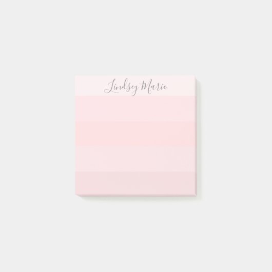 名前パーソナライズされたPost-Itメモ ポストイット (正面)