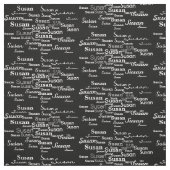 名前パーソナライズされたtxtパターンジェネレータ ファブリック (見本)