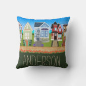 名前ビクトリアン付き住宅 クッション (裏面)