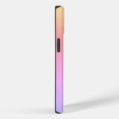 名前ピンク薄紫イエローサンセットカラータイポグラフィ Case-Mate iPhoneケース (裏面 / 右)