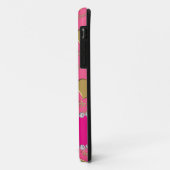 名前ピンク金ゴールドハートバチェロレッテ Case-Mate iPhoneケース (裏面/左)