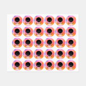 名前ファッションショップカスタムロゴ抽象芸術ラベル ラベル (シート)