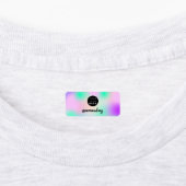 名前ファッションショップロゴホログラフ抽象芸術ラベル ラベル (貼付)