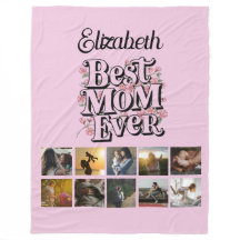 名前フォトコラージュ最高のママーエバーレトロタイポグラフィ