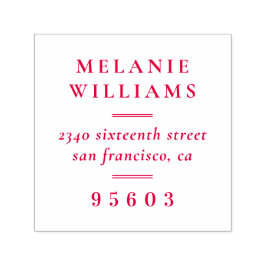 名前フォーマル差出人住所 セルフインキングスタンプ