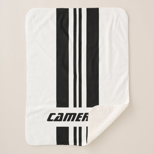 名前フルカスタムカラーレースストライプ1 シェルパブランケット (正面)