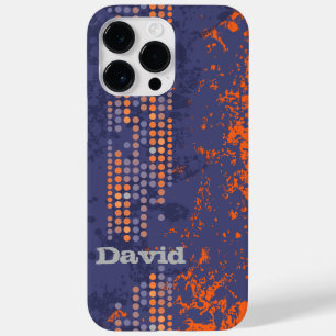 名前ブルーオレンジサーフスタイル Case-Mate iPhone 14 PRO MAXケース