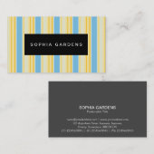 名前プレートストライプ- 310515 (2) 名刺 (正面/裏面)