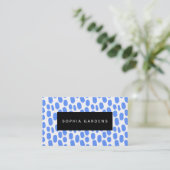 名前プレート絵を描 – ストローク – ベビーブルー 名刺 (スタンド正面)