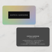 名前プレート – ソフトグラデーション名刺 名刺 (正面/裏面)