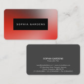 名前プレート – ソフトグラデーション名刺 名刺 (正面/裏面)