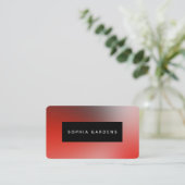 名前プレート – ソフトグラデーション名刺 名刺 (スタンド正面)