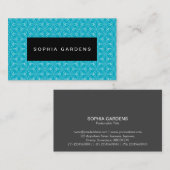 名前プレート – 浅野羽パターン 名刺 (正面/裏面)