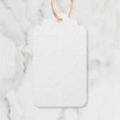 名前プレーンモダンミニマルシンプルリスト ギフトタグ (裏面)