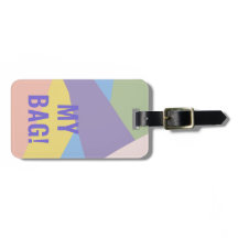 名前マイパーソナライズされたバッグパステルカラーカスタム文字