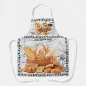 名前マスターBAKERオールオーバープリントエプロンの追加 エプロン (正面)