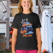 名前マッチングモンスタートラックグール集団ハロウィーン Tシャツ