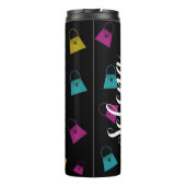 名前ミニハンドバッカラフルグサーマルタンブラー タンブラー (裏面)