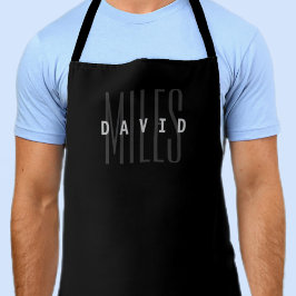 名前モダンと姓の重複 エプロン