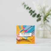 名前モダンアートワークArtistアートスタジオ コーリングカード (スタンド正面)