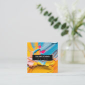 名前モダンアートワークArtistアートスタジオ スクエア名刺 (スタンド正面)