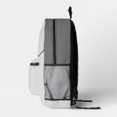 名前モダングパーソナライズされたレートーンラブハート プリントバックパック (右)