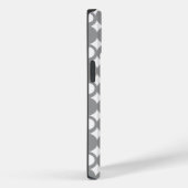 名前モダン付きグレーボールデザイン Case-Mate iPhoneケース (裏面 / 右)