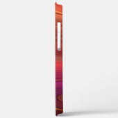 名前モダン付きサンライズ大理石瑪瑙パターン Case-Mate iPhoneケース (裏面 / 左)