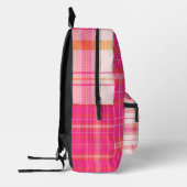 名前モダン付きピンクプライドデザイン プリントバックパック (左)