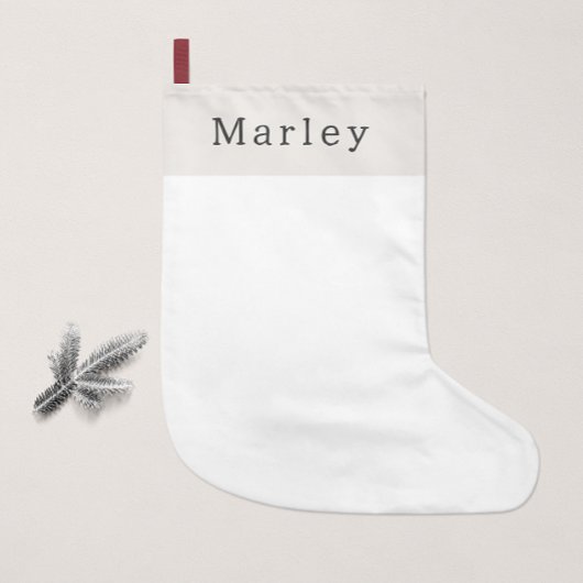 名前モダン付きボホクリスマス スモールクリスマスストッキング
