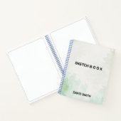 名前モダン付きsketchbook ノートブック (内部)