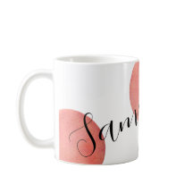 名前モダン大バラ金ゴールド水色水玉模様