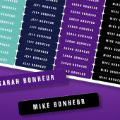 名前モダン アイロン服| Iron-on Clothing ラベル