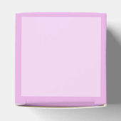 名前モノグラムイニシャルレターオーキッド&薄紫 フェイバーボックス (上部)