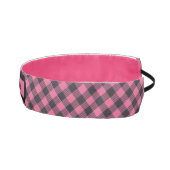 名前モノグラムピンク&ブラックバッファロープレイド | アスレチックヘッドバンド (右)