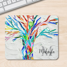 名前モノグラムモザイク マウスパッド