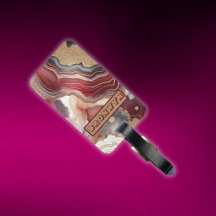 名前モノグラムモダン金ゴールド&マルーンGeode |