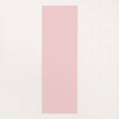 名前モノグラムラインスケッチ顔ピンク ヨガマット (裏面)